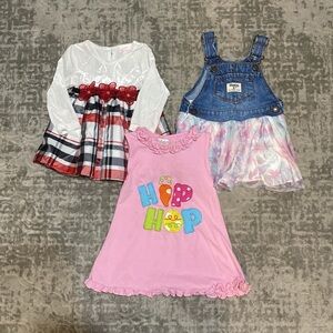 🔥4/20! Bundle of 3 girls dresses. Size 12 months